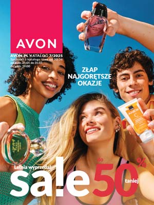 okładka katalogu Avon Kampania 7, lipiec 2025