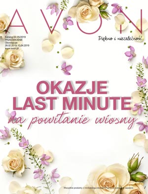 Avon Minikatalog 4-5/2019 Okazje Last Minute na powitanie wiosny okładka pdf